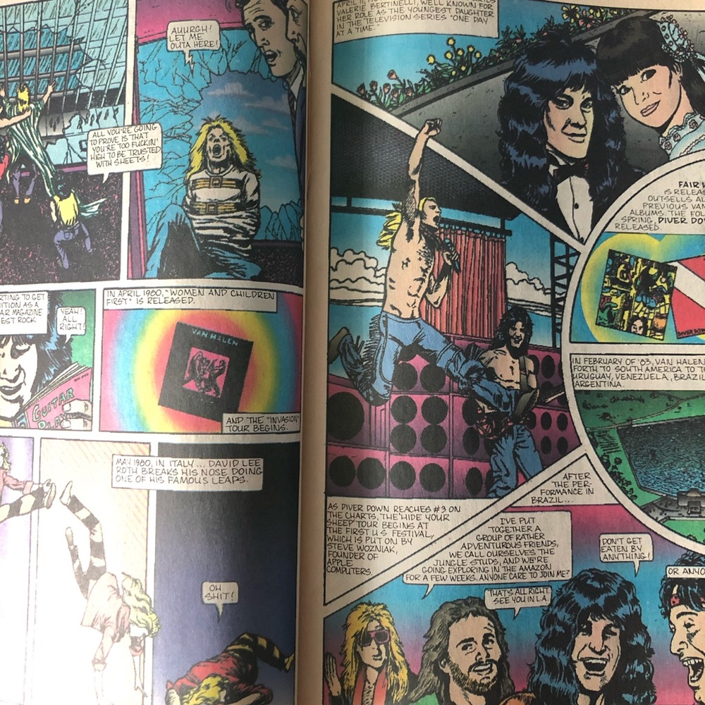 RARE 1990 Van Halen Rock N' Roll Comics - Revoluti - Picture 3 of 3
